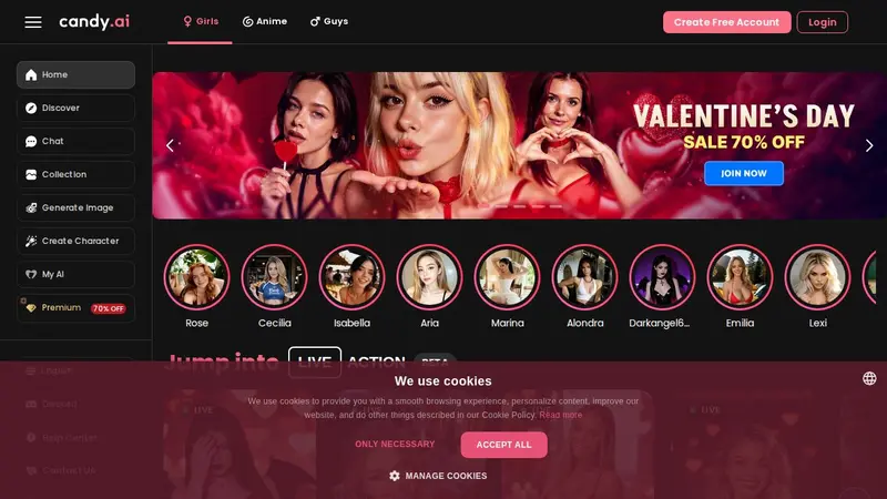 Candy AI skjermbilde